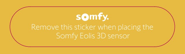 The Eolis 3D mounting sticker (ref: 9028429)